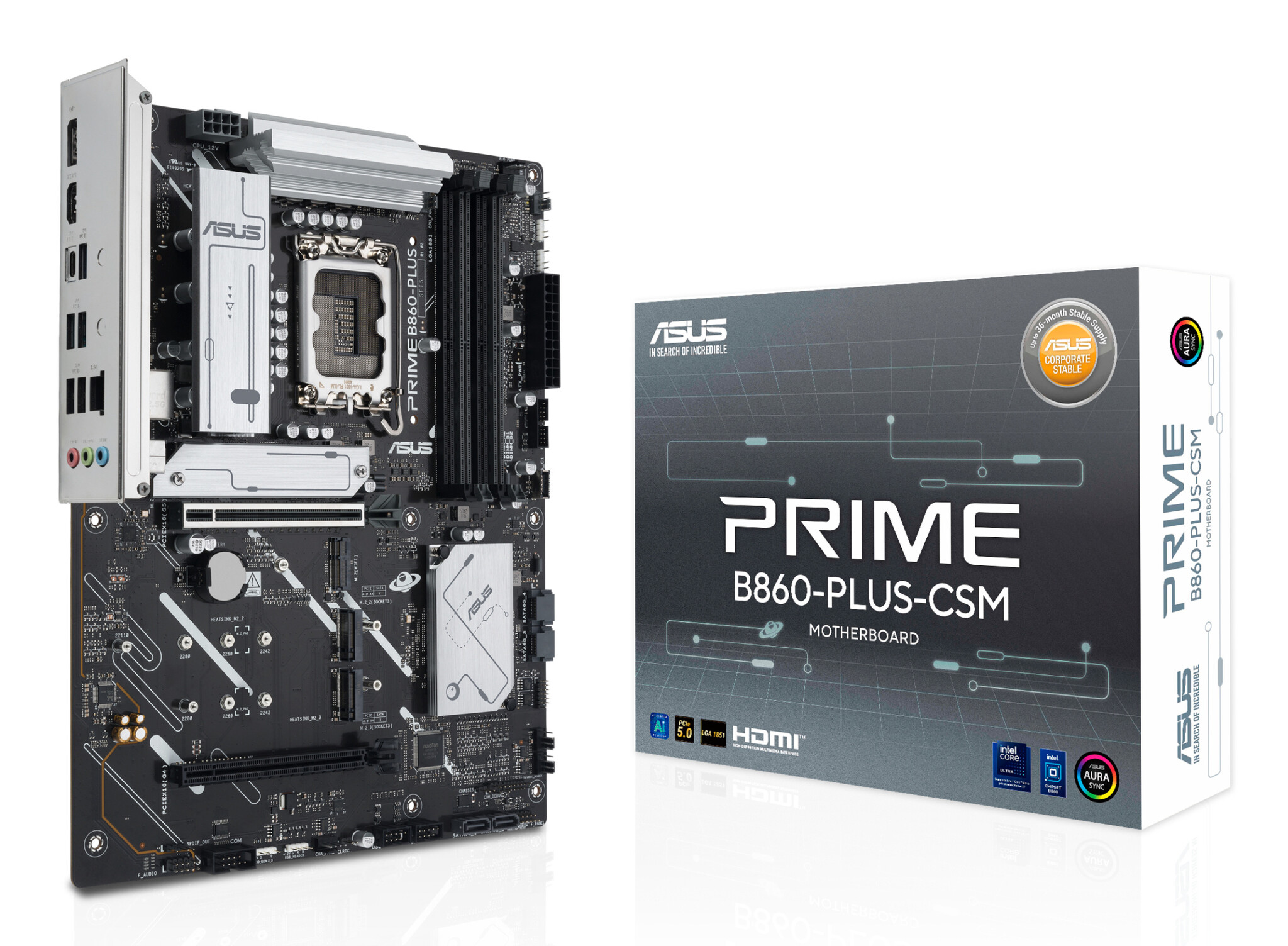 Asus ASUS PRIME B860-PLUS-CSM Intel B860 LGA 1851 (Socket V1) ATX