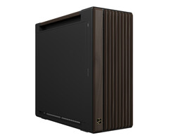 Asus ASUS ProArt PA602 Wood Edition Modern Black - Metal Panel Midi Tower Zwart, Hout