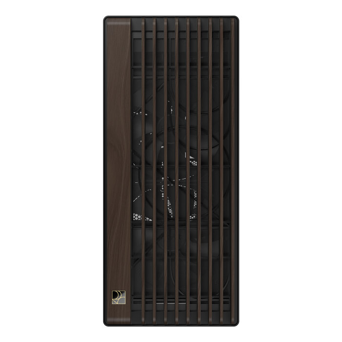 Asus ASUS ProArt PA602 Wood Edition Modern Black - Metal Panel Midi Tower Zwart, Hout