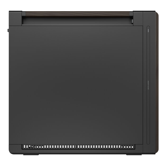 Asus ASUS ProArt PA602 Wood Edition Modern Black - Metal Panel Midi Tower Zwart, Hout