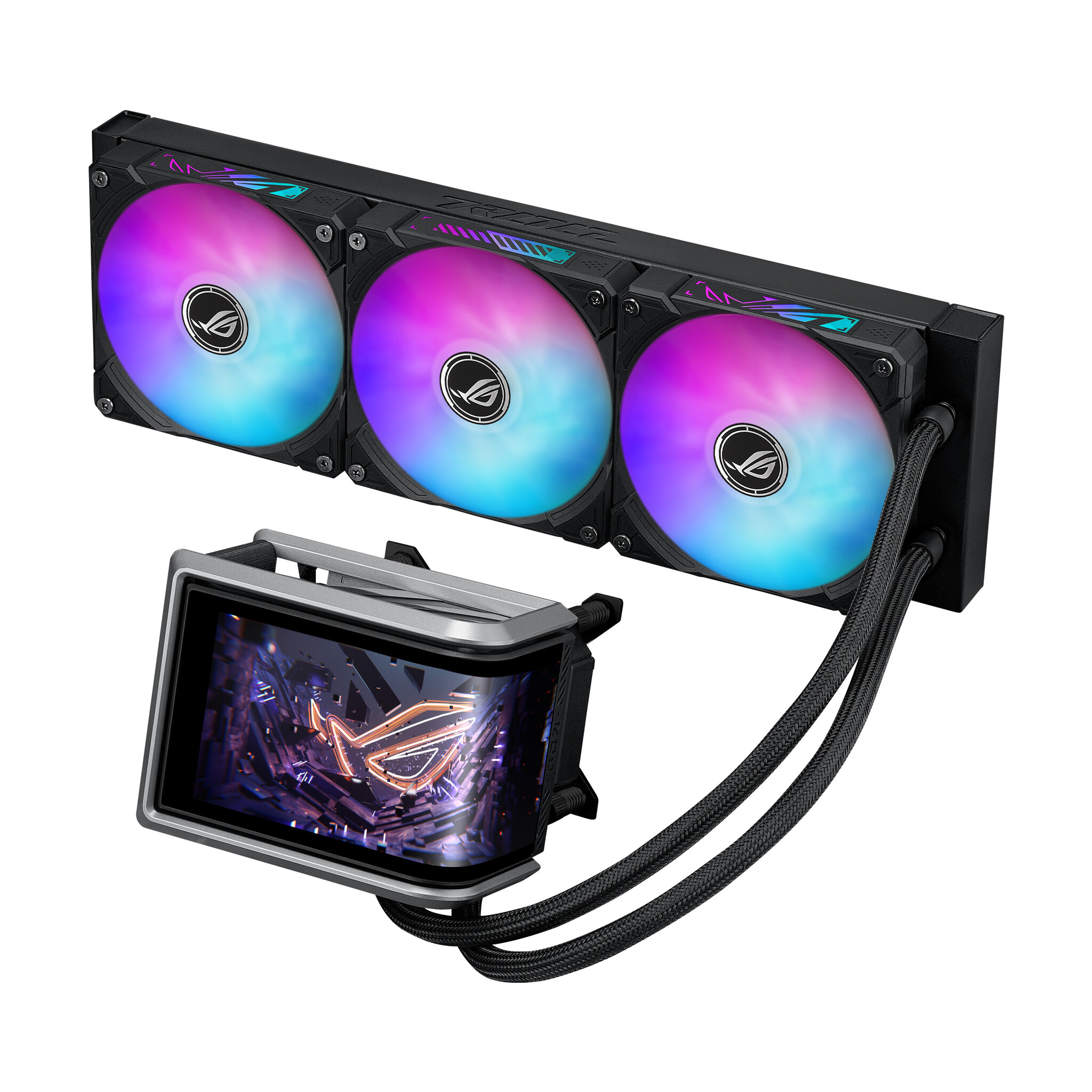 Asus ASUS ROG RYUO IV 360 ARGB Processor Alles-in-één vloeistofkoeler 12 cm Zwart