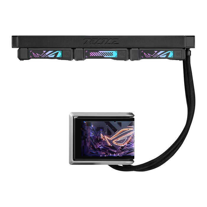 Asus ASUS ROG RYUO IV 360 ARGB Processor Alles-in-één vloeistofkoeler 12 cm Zwart