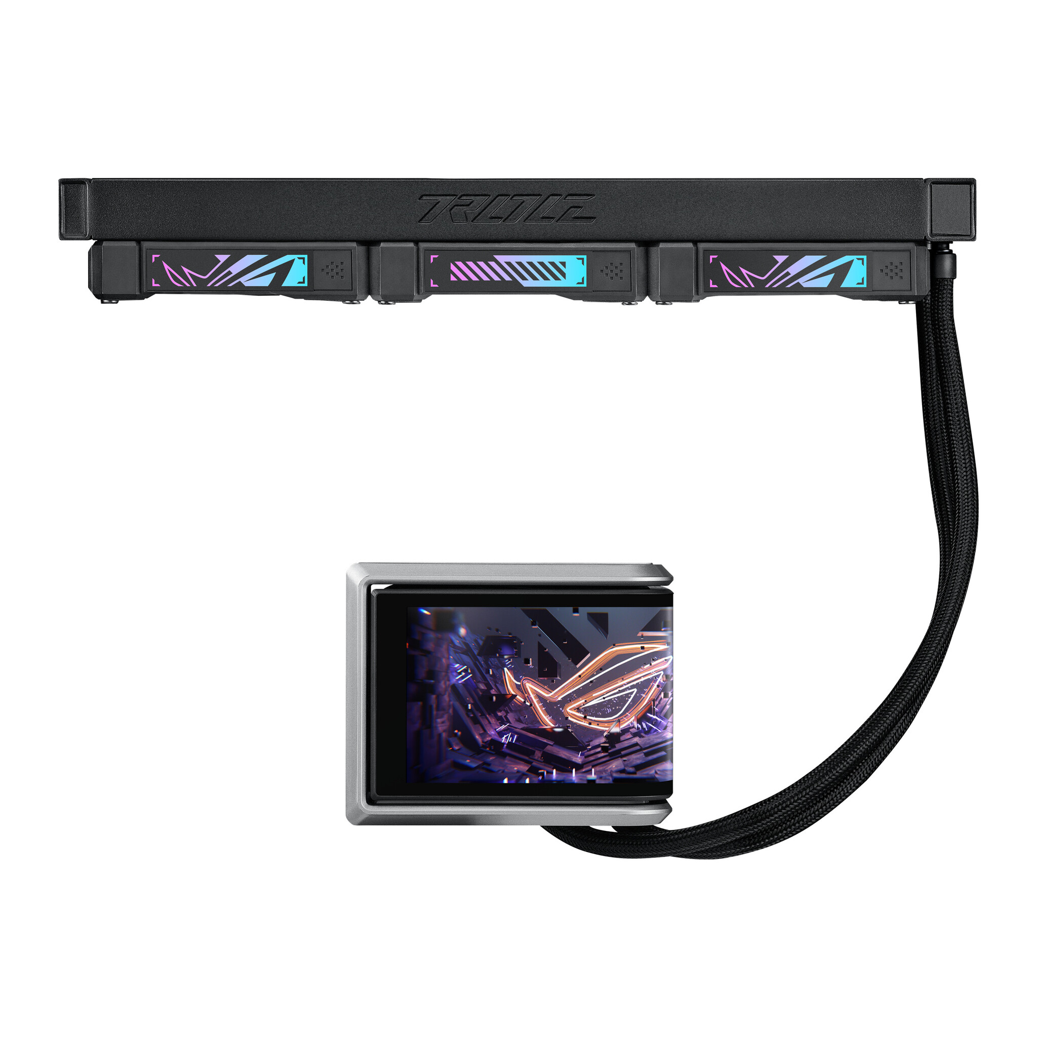 Asus ASUS ROG RYUO IV 360 ARGB Processor Alles-in-één vloeistofkoeler 12 cm Zwart
