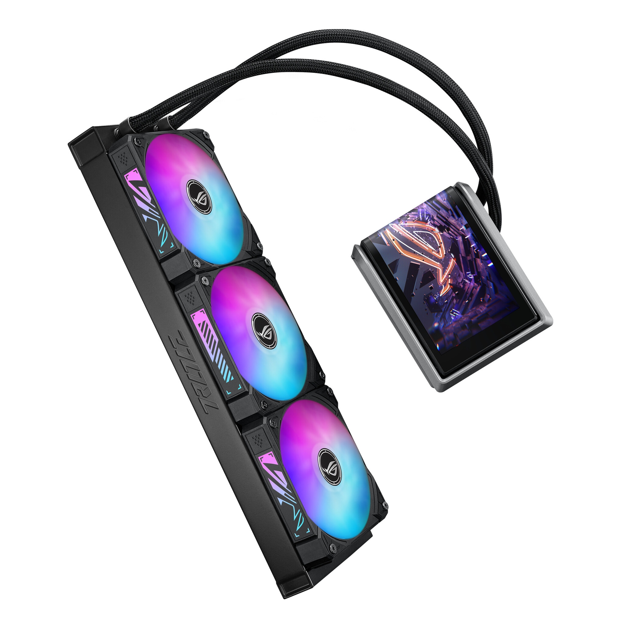 Asus ASUS ROG RYUO IV 360 ARGB Processor Alles-in-één vloeistofkoeler 12 cm Zwart