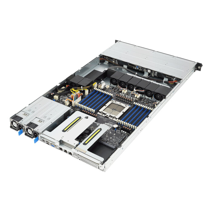Asus ASUS RS501A-E12-RS4 LGA 6096 Rack (1U) Zwart, Zilver