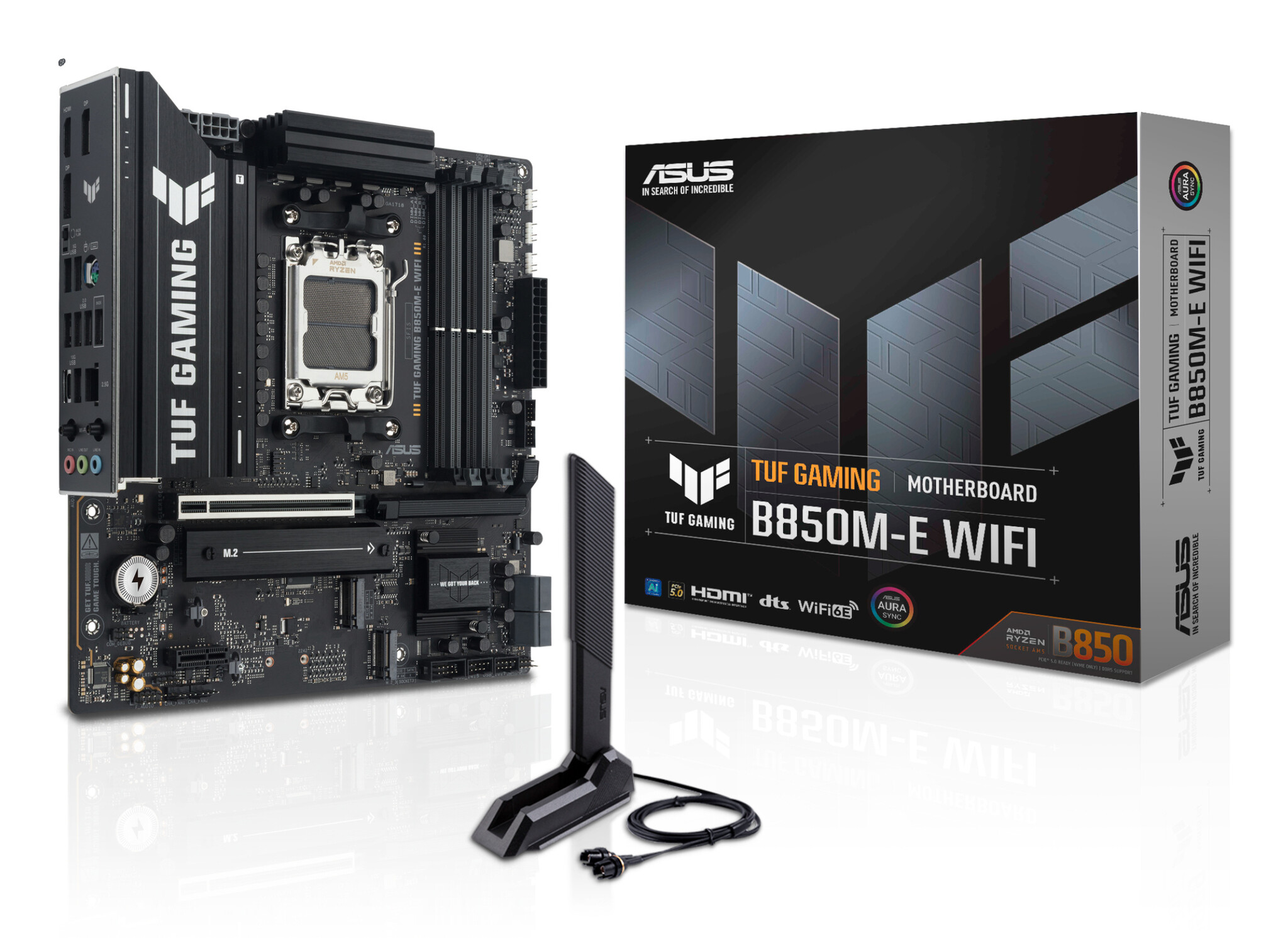 Asus ASUS TUF GAMING B850M-E WIFI AMD B850 Socket AM5 micro ATX