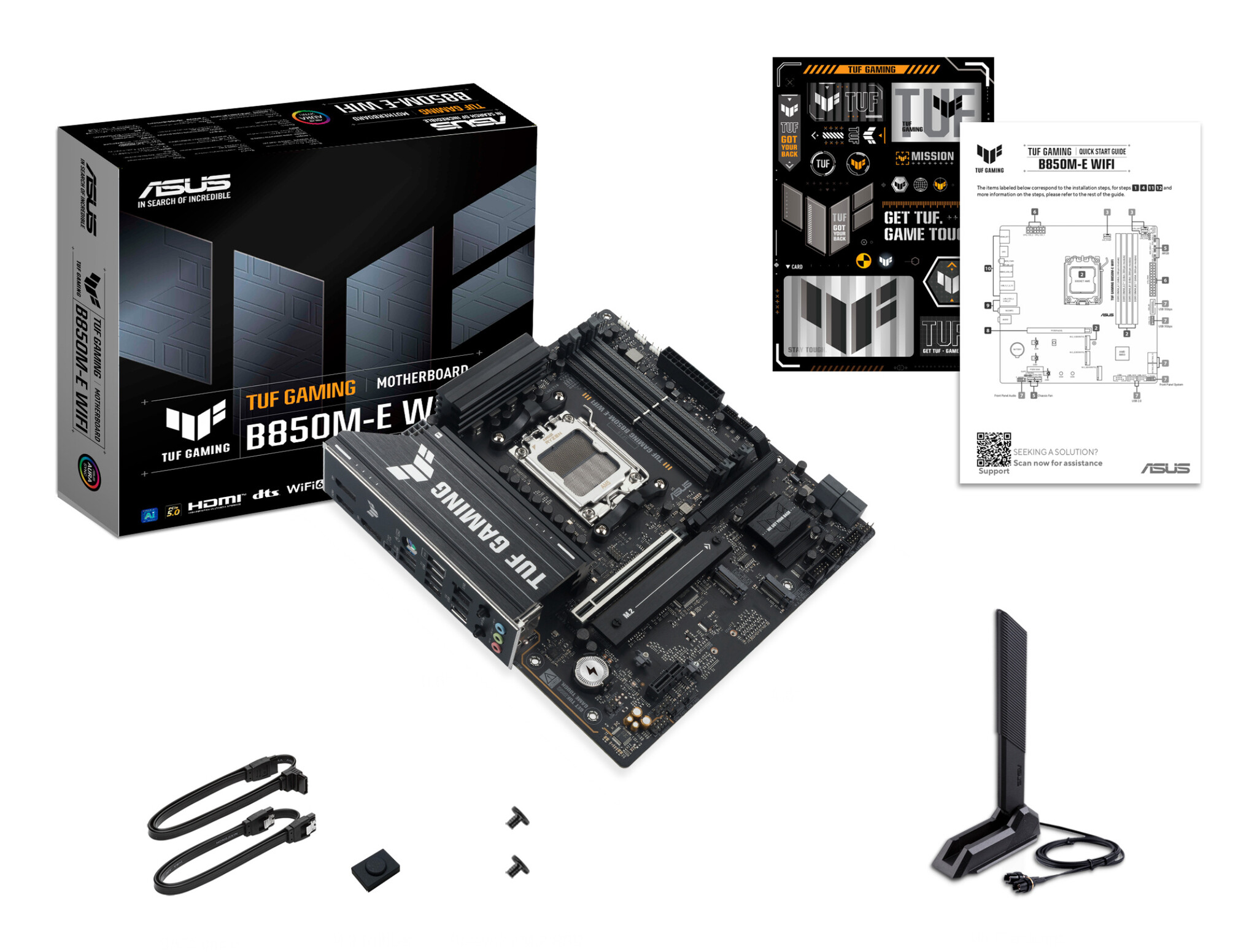 Asus ASUS TUF GAMING B850M-E WIFI AMD B850 Socket AM5 micro ATX