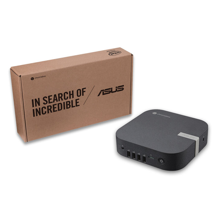 Asus ASUS Chromebox CHROMEBOX6-S3006UN Intel Core 3 100U 8 GB DDR5-SDRAM SSD ChromeOS Mini PC Zwart