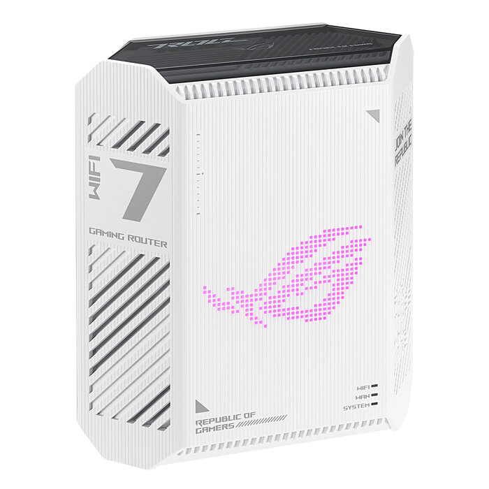 Asus ASUS GS-BE7200 draadloze router 2.5 Gigabit Ethernet Dual-band (2.4 GHz / 5 GHz) Wit, Zwart