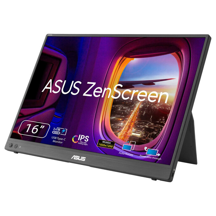 Asus ASUS ZenScreen MB16FC computer monitor 40,6 cm (16") 1920 x 1200 Pixels WUXGA LCD Zwart
