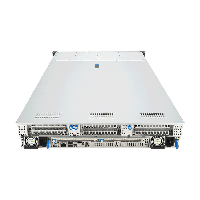 Asus ASUS RS720-E12-RS8G Rack (2U) Zwart, Zilver