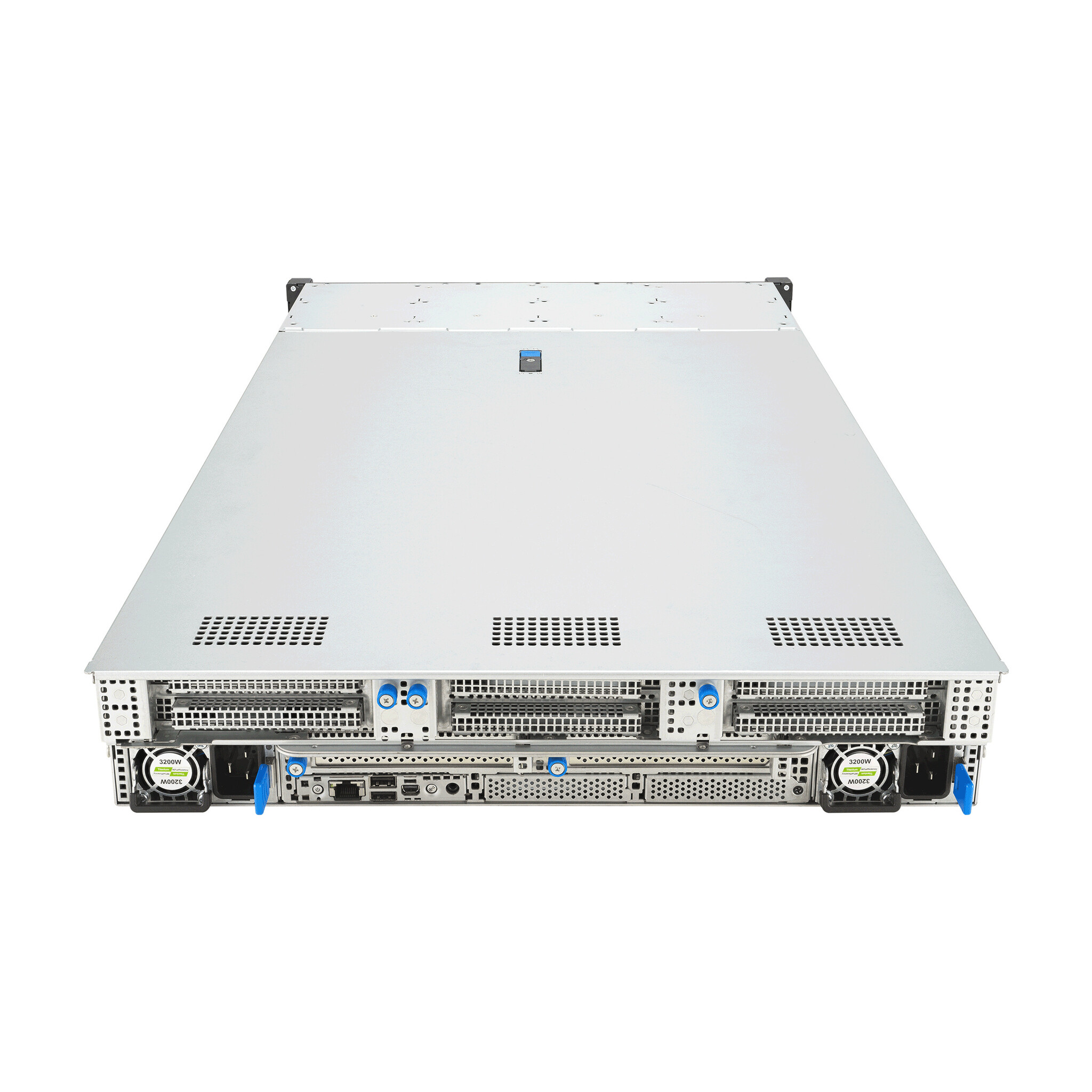 Asus ASUS RS720-E12-RS8G Rack (2U) Zwart, Zilver