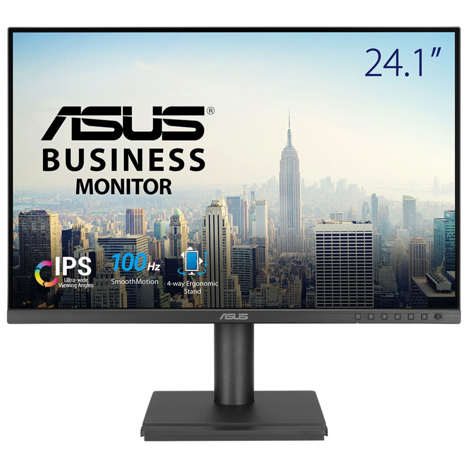 Asus ASUS BE248QF computer monitor 61,2 cm (24.1") 1920 x 1200 Pixels WUXGA LED Zwart