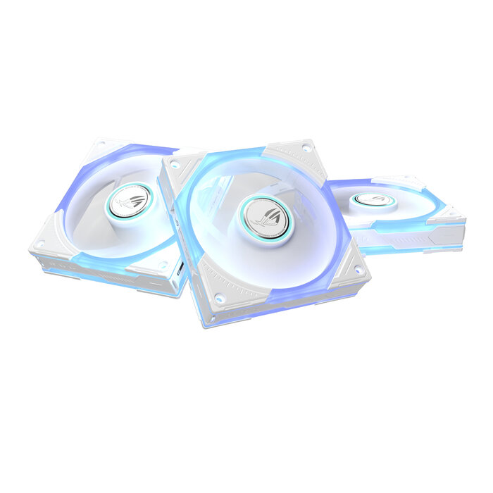 Asus ASUS ROG Eurux GR120 ARGB Reverse Fan White Edition - Triple Pack Computer behuizing Ventilator 12 cm Wit 3 stuk(s)