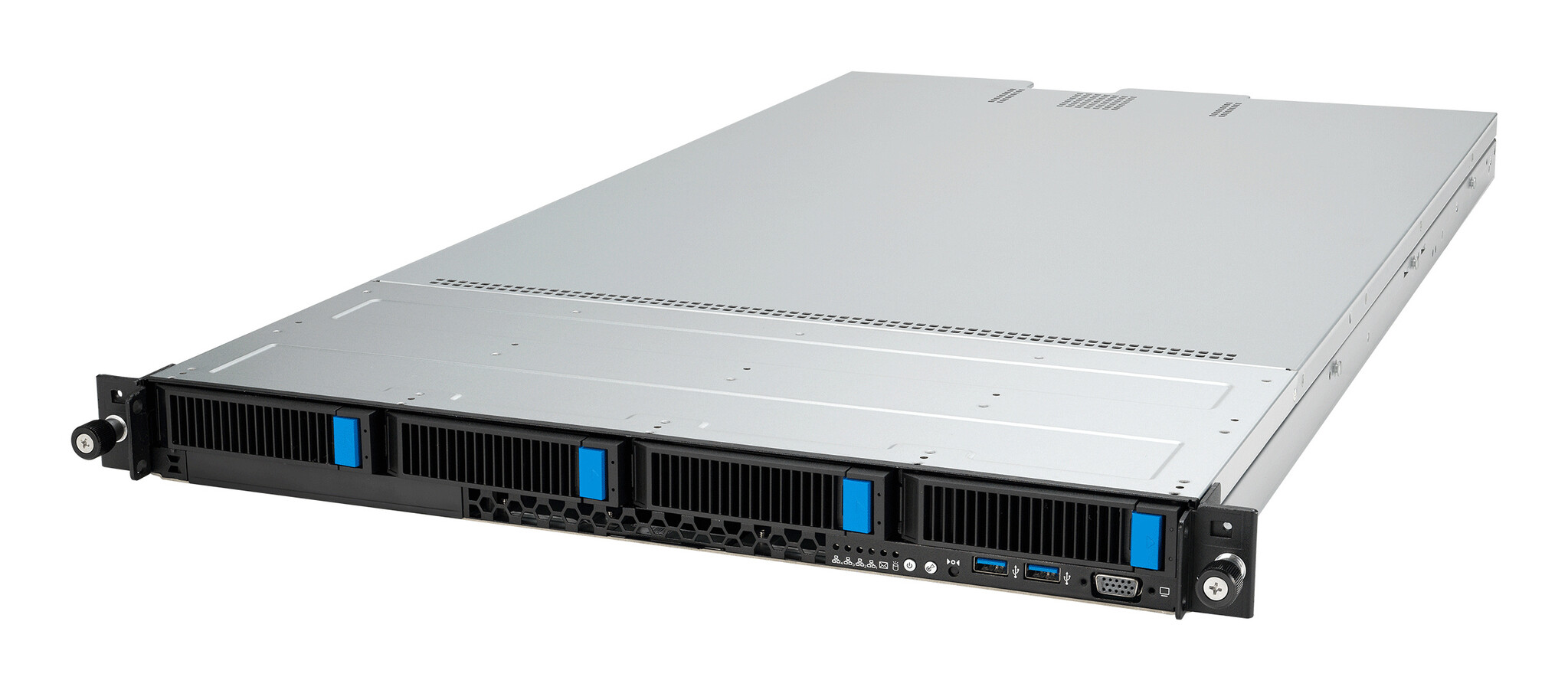 Asus ASUS RS501A-E12-RS4 LGA 6096 Rack (1U) Zwart, Zilver