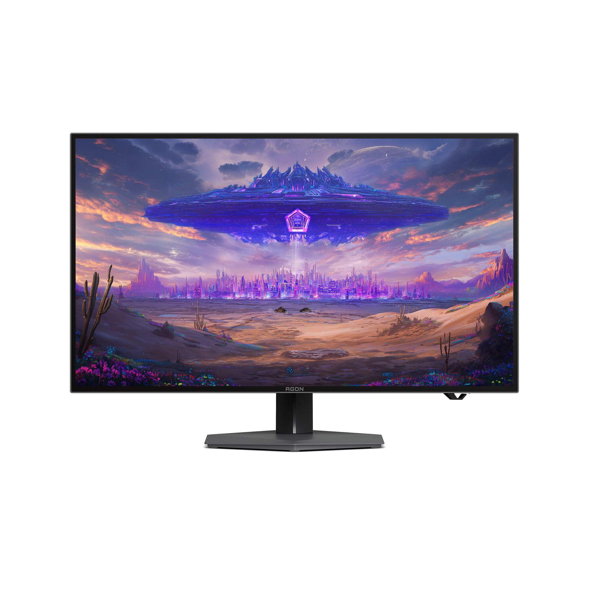 AOC AOC AGON PRO AGP277QKDC computer monitor 67,3 cm (26.5") 2560 x 1440 Pixels Quad HD OLED Grijs