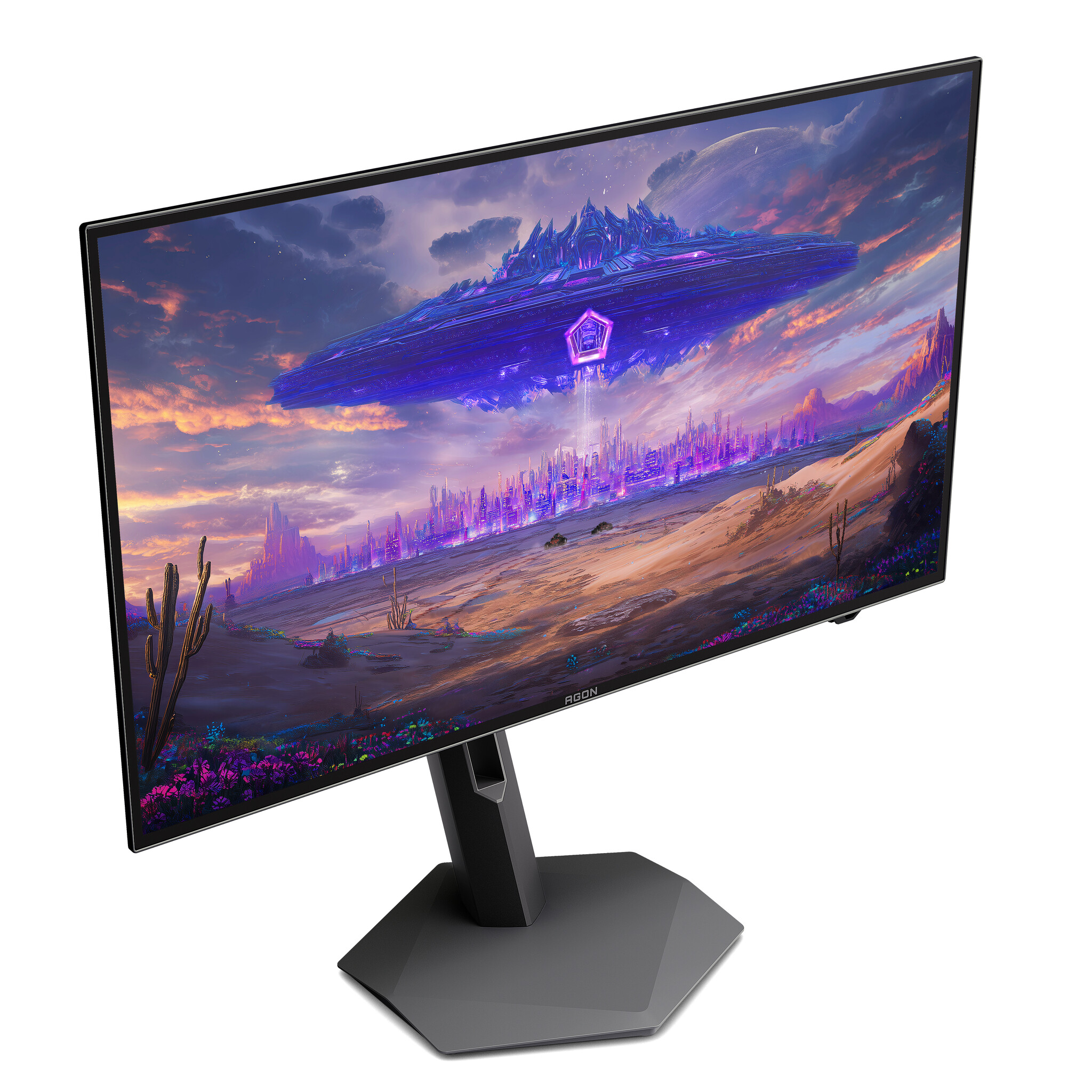 AOC AOC AGON PRO AGP277QKDC computer monitor 67,3 cm (26.5") 2560 x 1440 Pixels Quad HD OLED Grijs