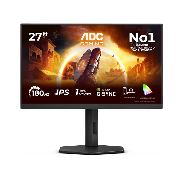 AOC AOC G4 27G4X computer monitor 68,6 cm (27") 1920 x 1080 Pixels Full HD LED Zwart, Grijs