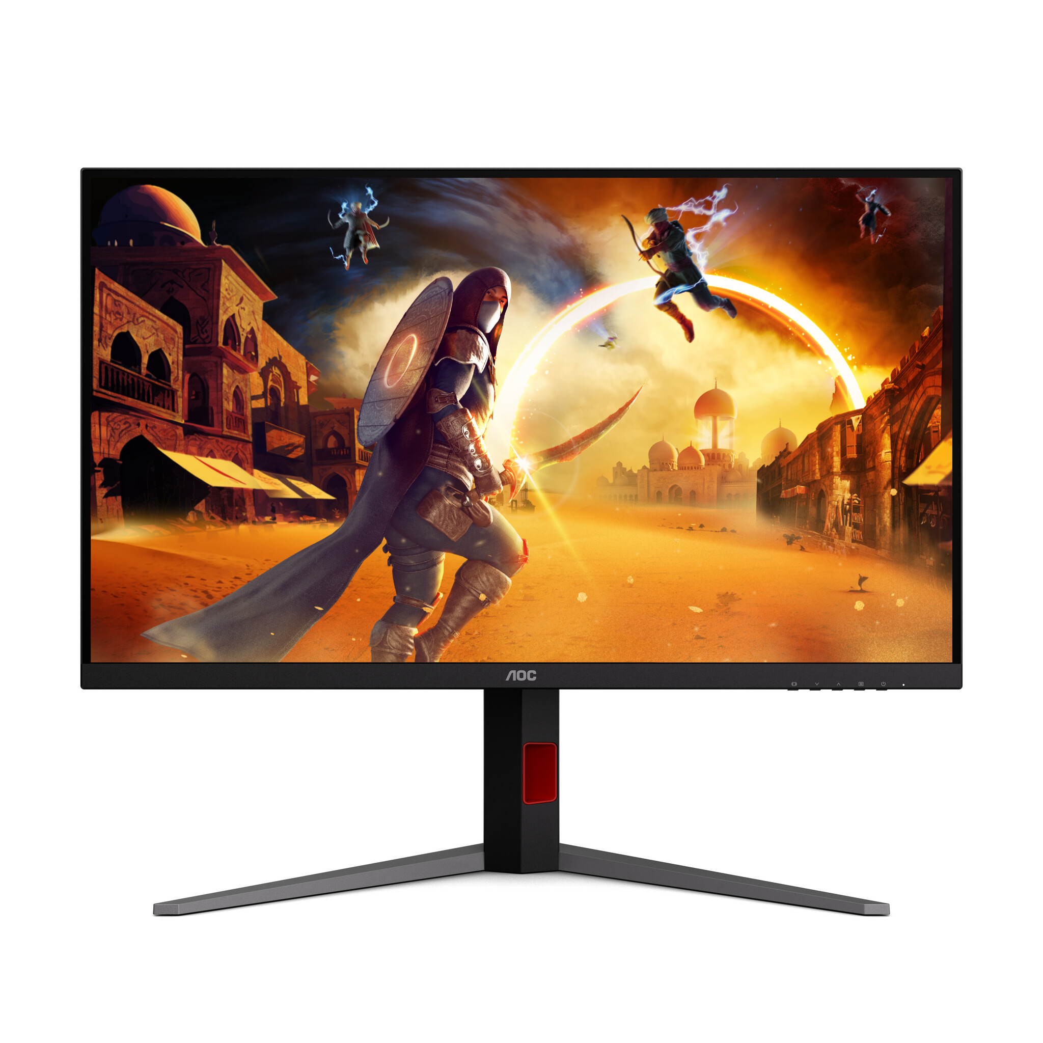 AOC AOC G4 U32G4U computer monitor 80 cm (31.5") 3840 x 2160 Pixels 4K Ultra HD Zwart, Rood
