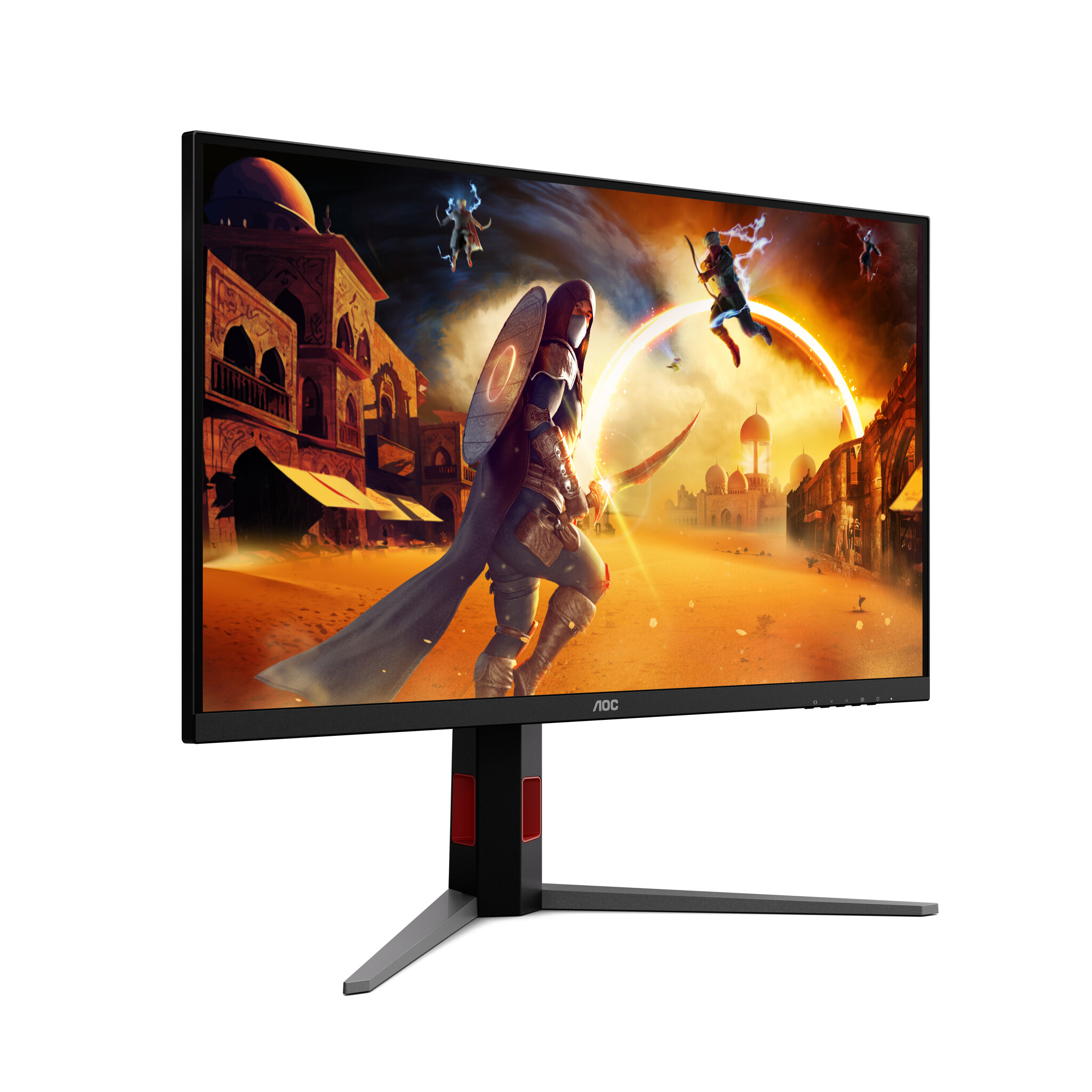 AOC AOC G4 U32G4U computer monitor 80 cm (31.5") 3840 x 2160 Pixels 4K Ultra HD Zwart, Rood