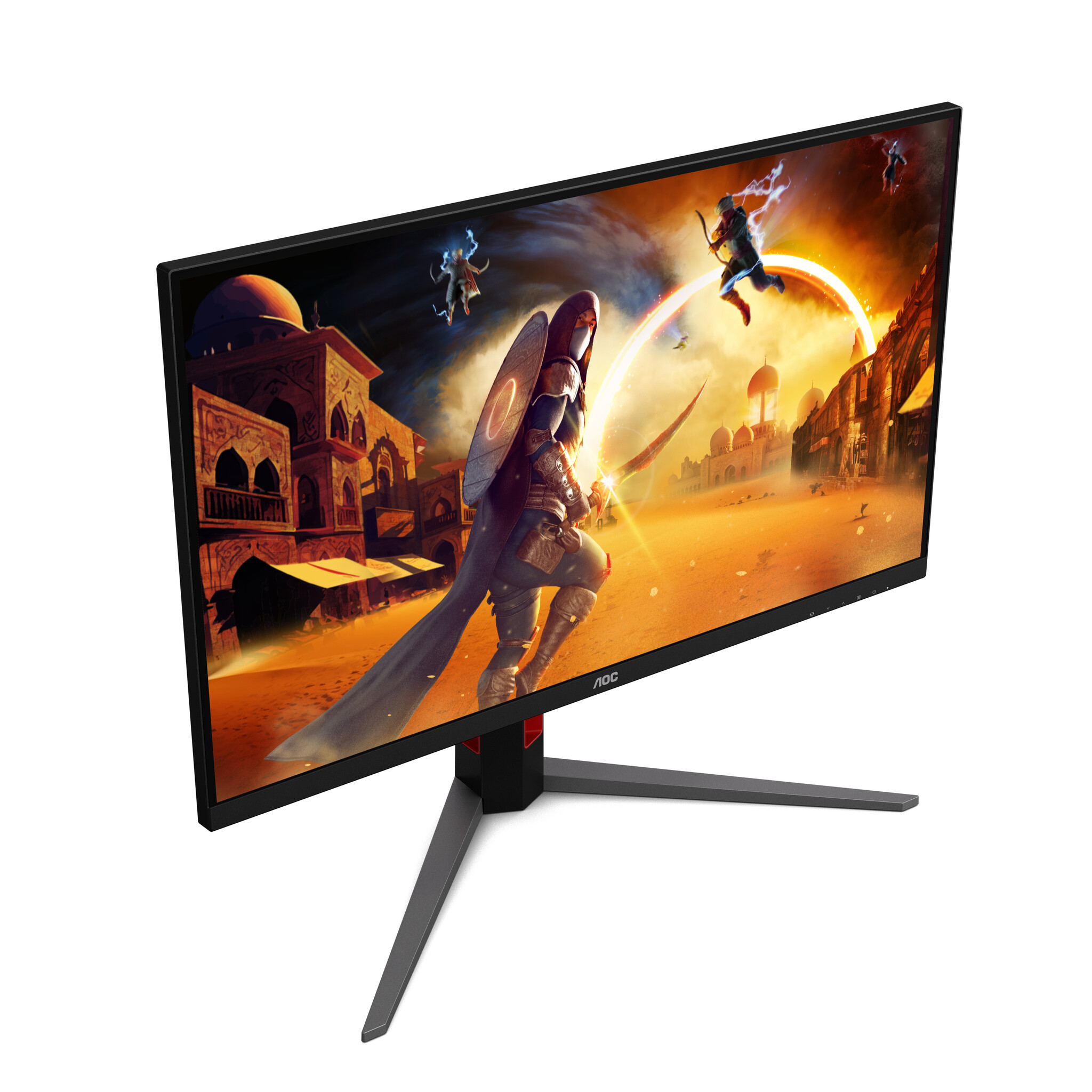 AOC AOC G4 U32G4U computer monitor 80 cm (31.5") 3840 x 2160 Pixels 4K Ultra HD Zwart, Rood