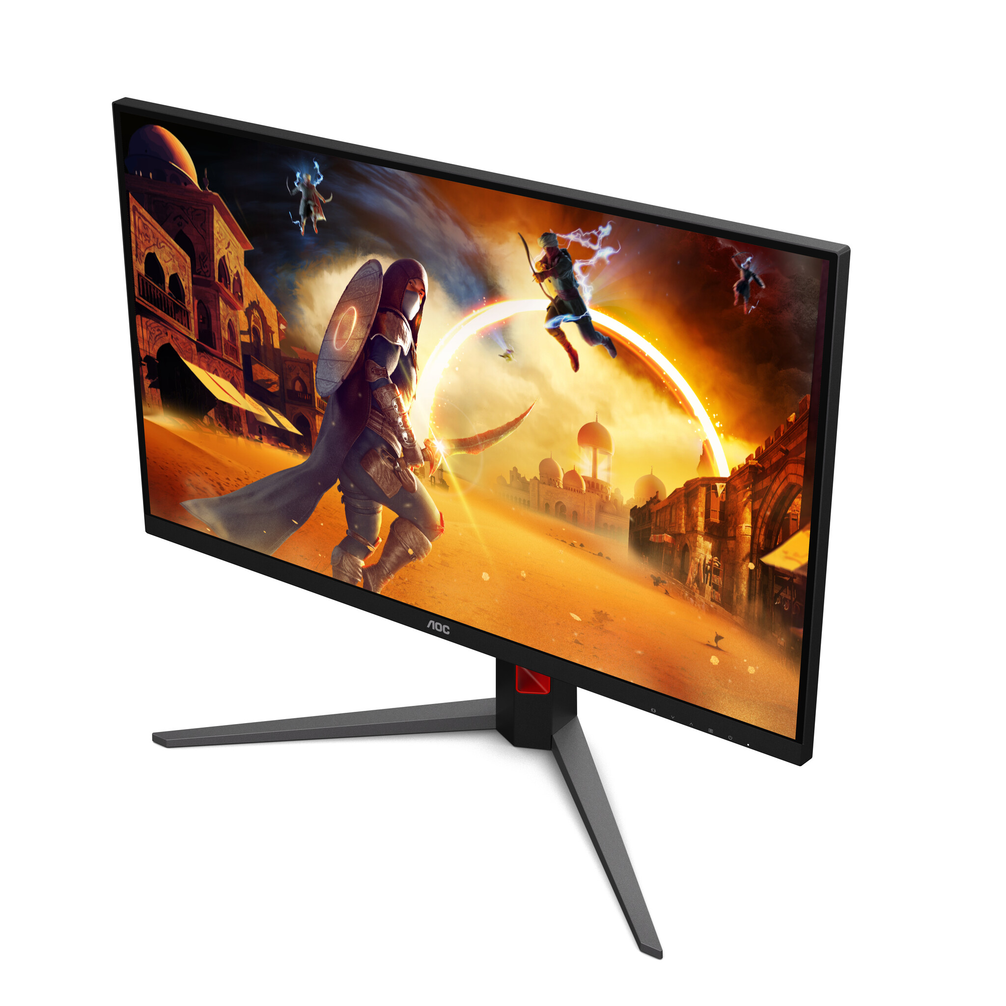 AOC AOC G4 U32G4U computer monitor 80 cm (31.5") 3840 x 2160 Pixels 4K Ultra HD Zwart, Rood