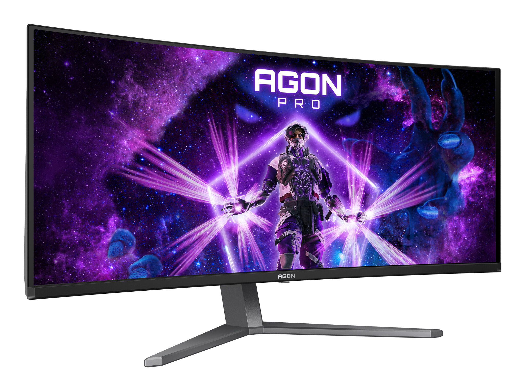 AOC AOC AGON PRO AG346UCDAM computer monitor 86,4 cm (34") 3440 x 1440 Pixels Wide Quad HD QD-OLED Zwart, Grijs