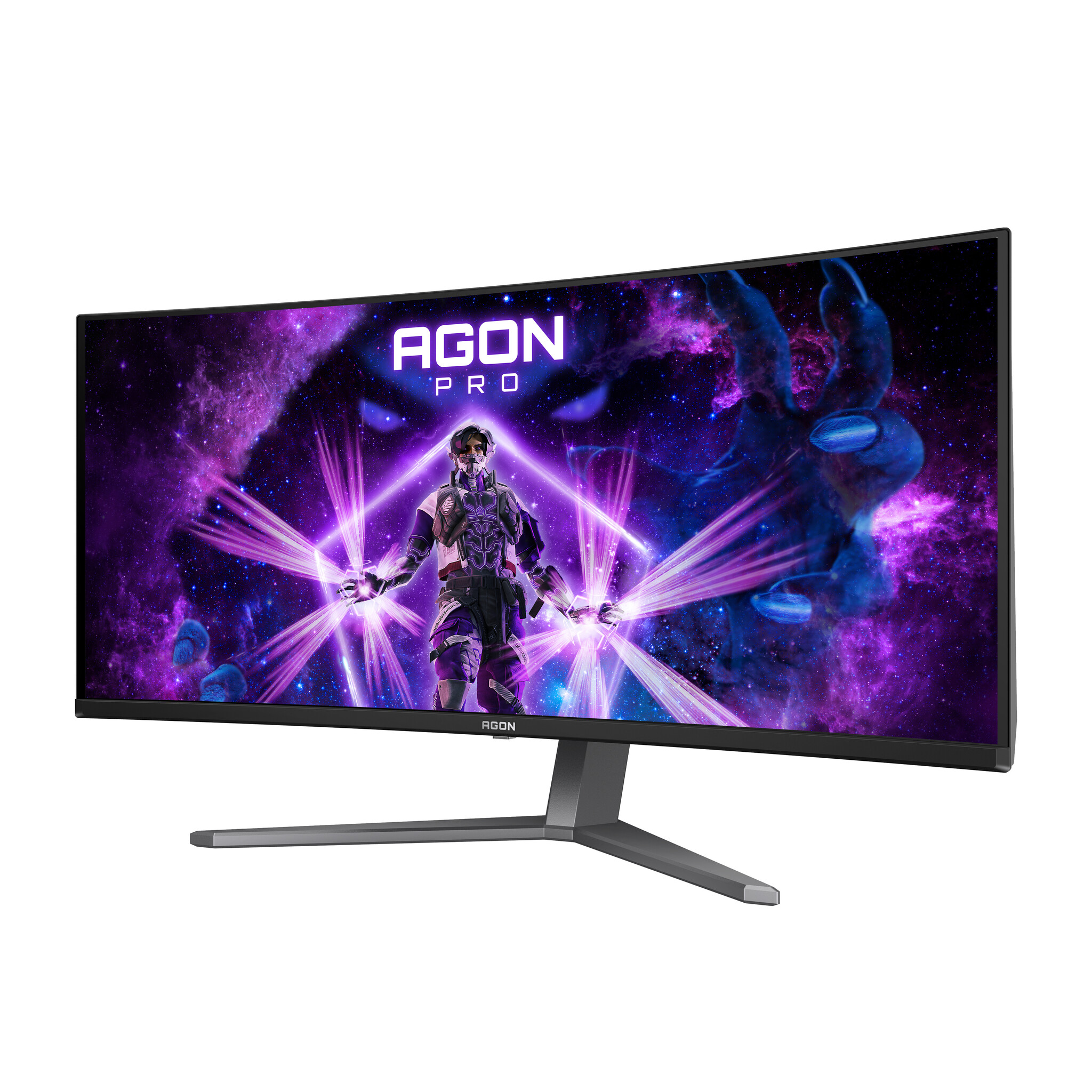 AOC AOC AGON PRO AG346UCDAM computer monitor 86,4 cm (34") 3440 x 1440 Pixels Wide Quad HD QD-OLED Zwart, Grijs