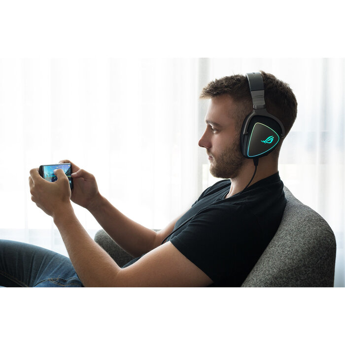 Asus ASUS ROG Delta Headset Bedraad Hoofdband Gamen Zwart