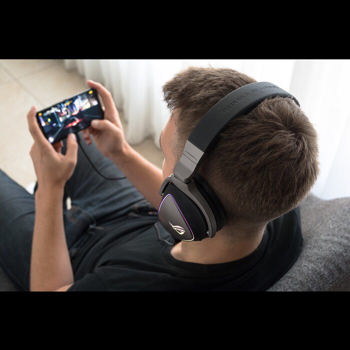 Asus ASUS ROG Delta Headset Bedraad Hoofdband Gamen Zwart