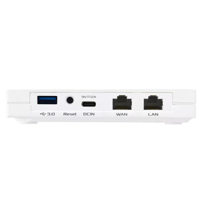 Asus ASUS RT-AX57 Go draadloze router Gigabit Ethernet Dual-band (2.4 GHz / 5 GHz) Wit