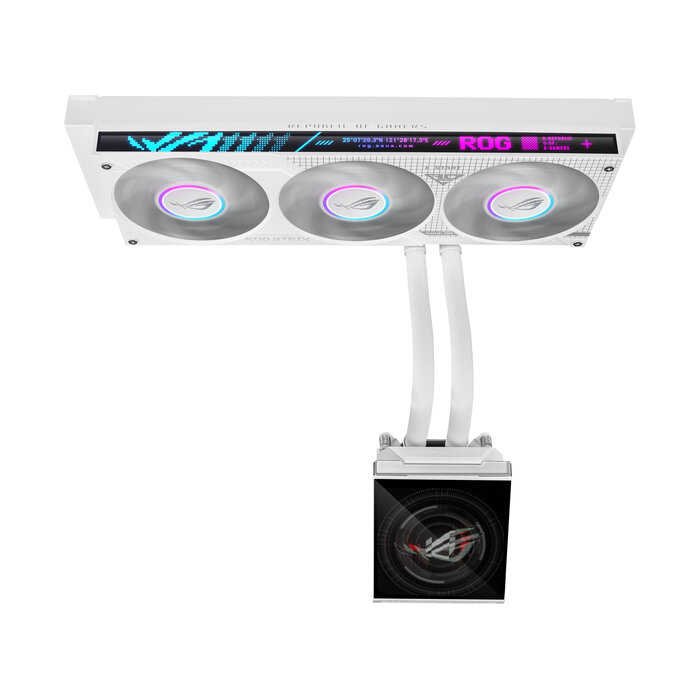 Asus ASUS ROG STRIX SLC IV 360 ARGB LCD WHT Processor Alles-in-één vloeistofkoeler 12 cm Wit 1 stuk(s)