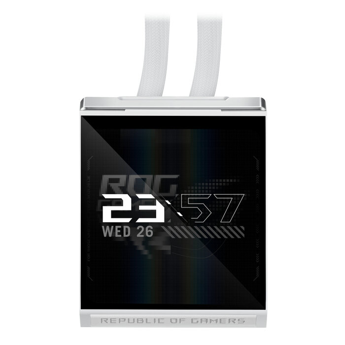 Asus ASUS ROG STRIX SLC IV 360 ARGB LCD WHT Processor Alles-in-één vloeistofkoeler 12 cm Wit 1 stuk(s)