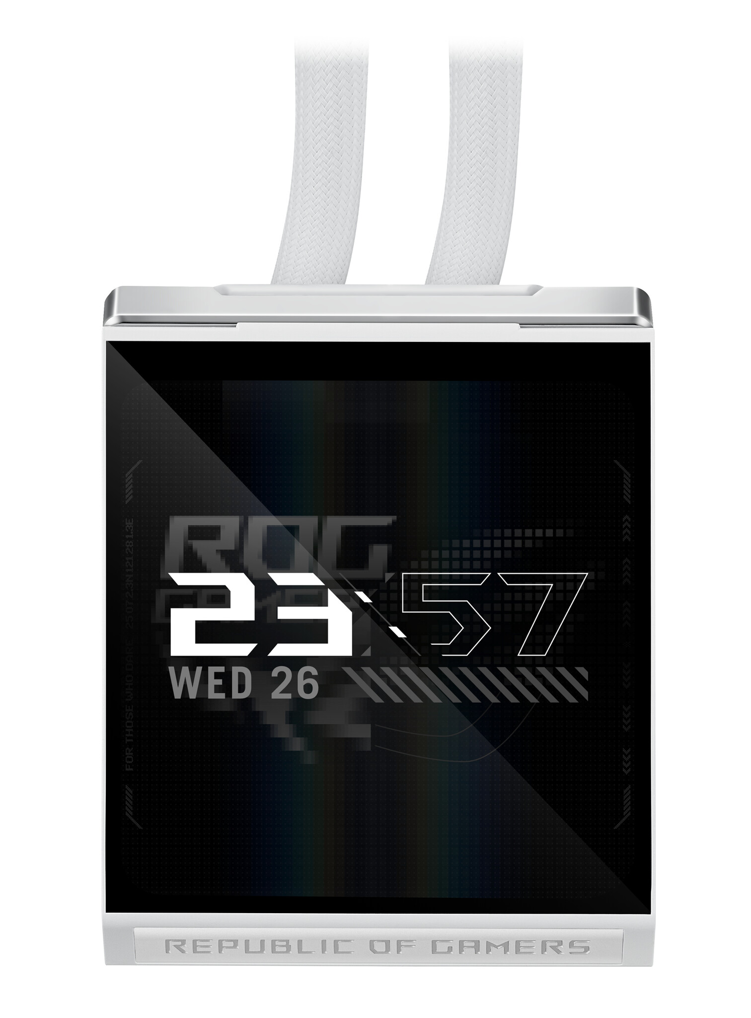 Asus ASUS ROG STRIX SLC IV 360 ARGB LCD WHT Processor Alles-in-één vloeistofkoeler 12 cm Wit 1 stuk(s)