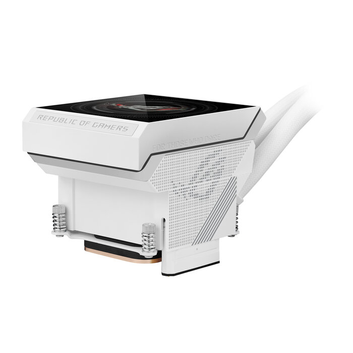 Asus ASUS ROG STRIX SLC IV 360 ARGB LCD WHT Processor Alles-in-één vloeistofkoeler 12 cm Wit 1 stuk(s)