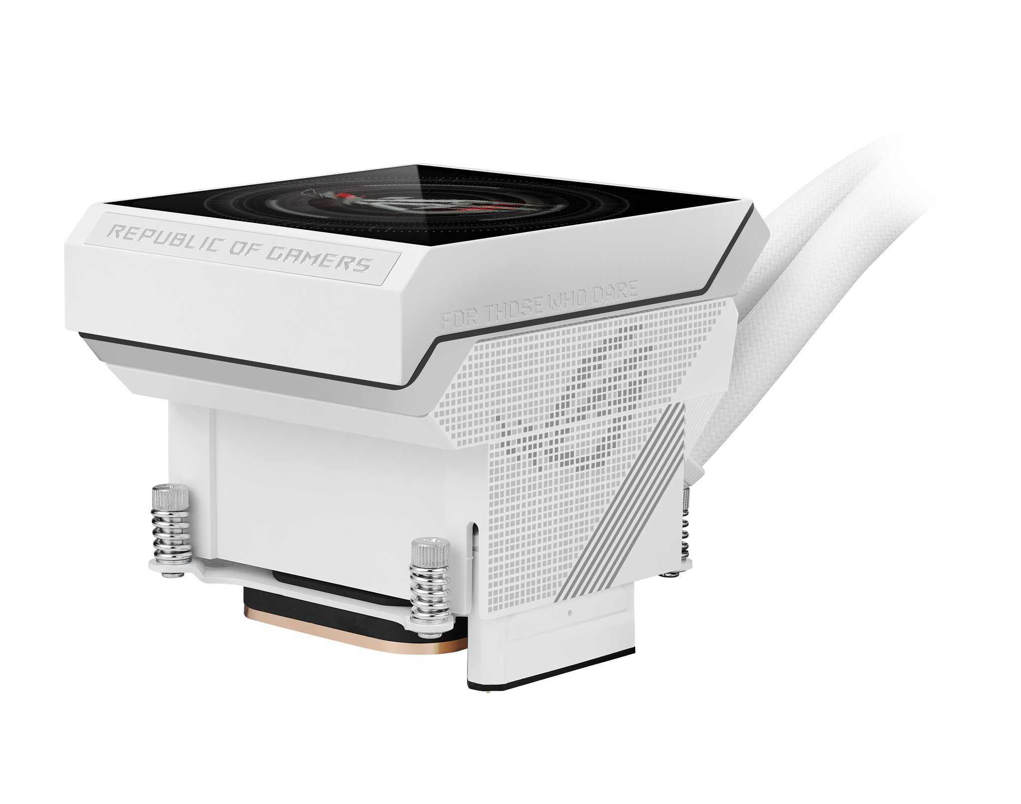 Asus ASUS ROG STRIX SLC IV 360 ARGB LCD WHT Processor Alles-in-één vloeistofkoeler 12 cm Wit 1 stuk(s)