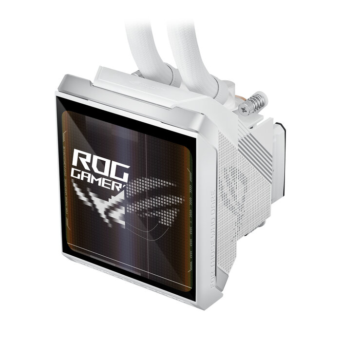 Asus ASUS ROG STRIX SLC IV 360 ARGB LCD WHT Processor Alles-in-één vloeistofkoeler 12 cm Wit 1 stuk(s)