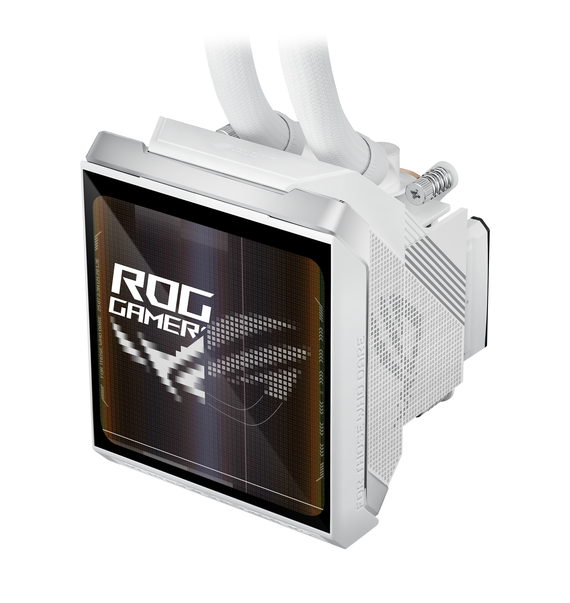 Asus ASUS ROG STRIX SLC IV 360 ARGB LCD WHT Processor Alles-in-één vloeistofkoeler 12 cm Wit 1 stuk(s)
