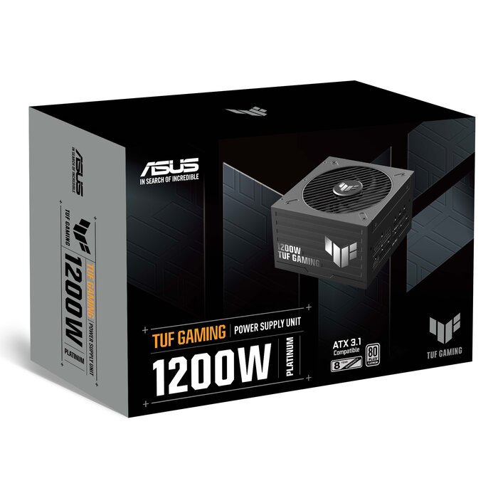 Asus ASUS TUF-GAMING-1200P power supply unit 1200 W 20+4 pin ATX ATX Zwart