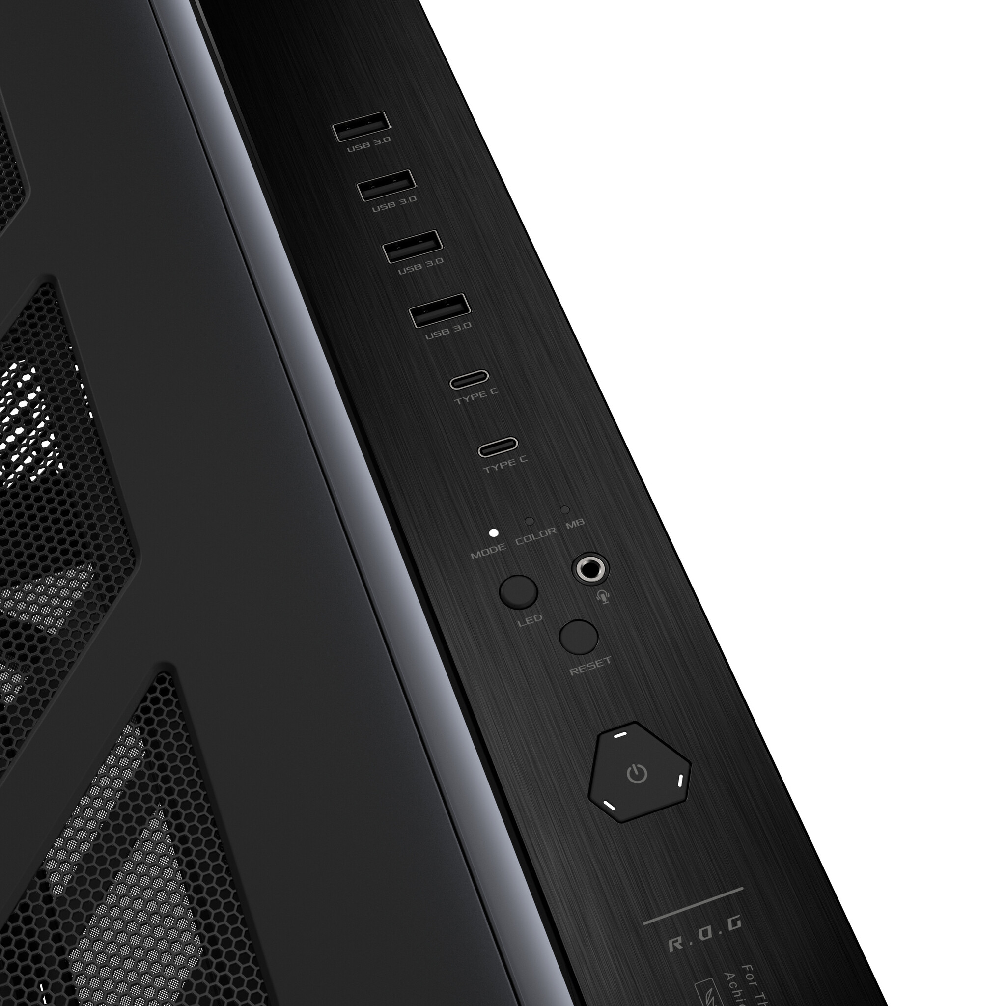 Asus ASUS ROG CRONOX GR801 CURVE TG ARGB BLACK Midi Tower Zwart