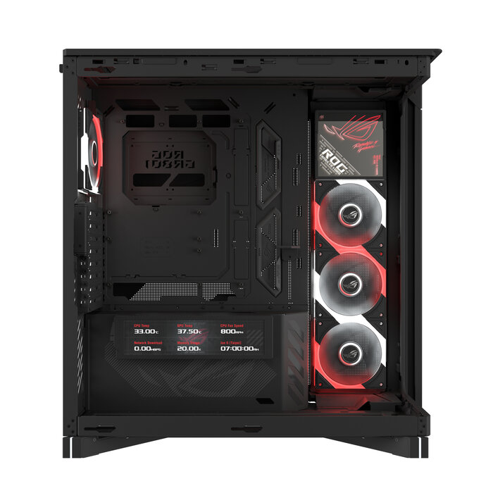 Asus ASUS ROG CRONOX GR801 CURVE TG ARGB BLACK Midi Tower Zwart