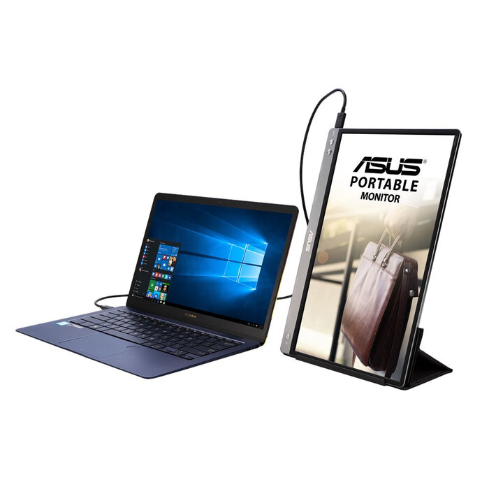Asus ASUS MB14AC computer monitor 35,6 cm (14") 1920 x 1080 Pixels Full HD Grijs