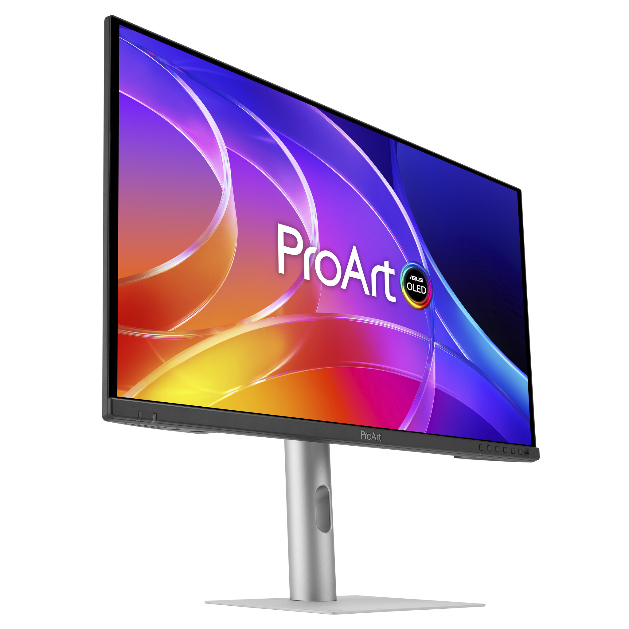 Asus ASUS ProArt OLED PA279CDV computer monitor 67,3 cm (26.5") 3840 x 2160 Pixels 4K Ultra HD QD-OLED Zwart, Zilver