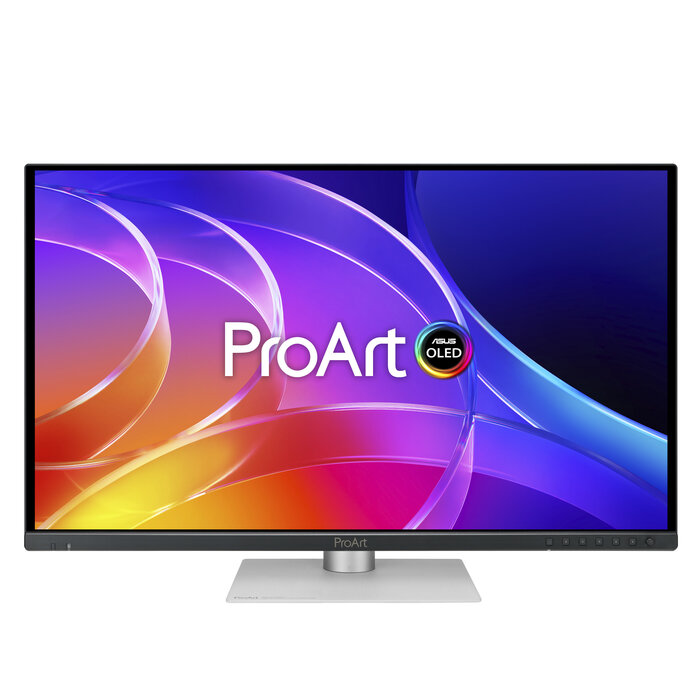 Asus ASUS ProArt OLED PA279CDV computer monitor 67,3 cm (26.5") 3840 x 2160 Pixels 4K Ultra HD QD-OLED Zwart, Zilver
