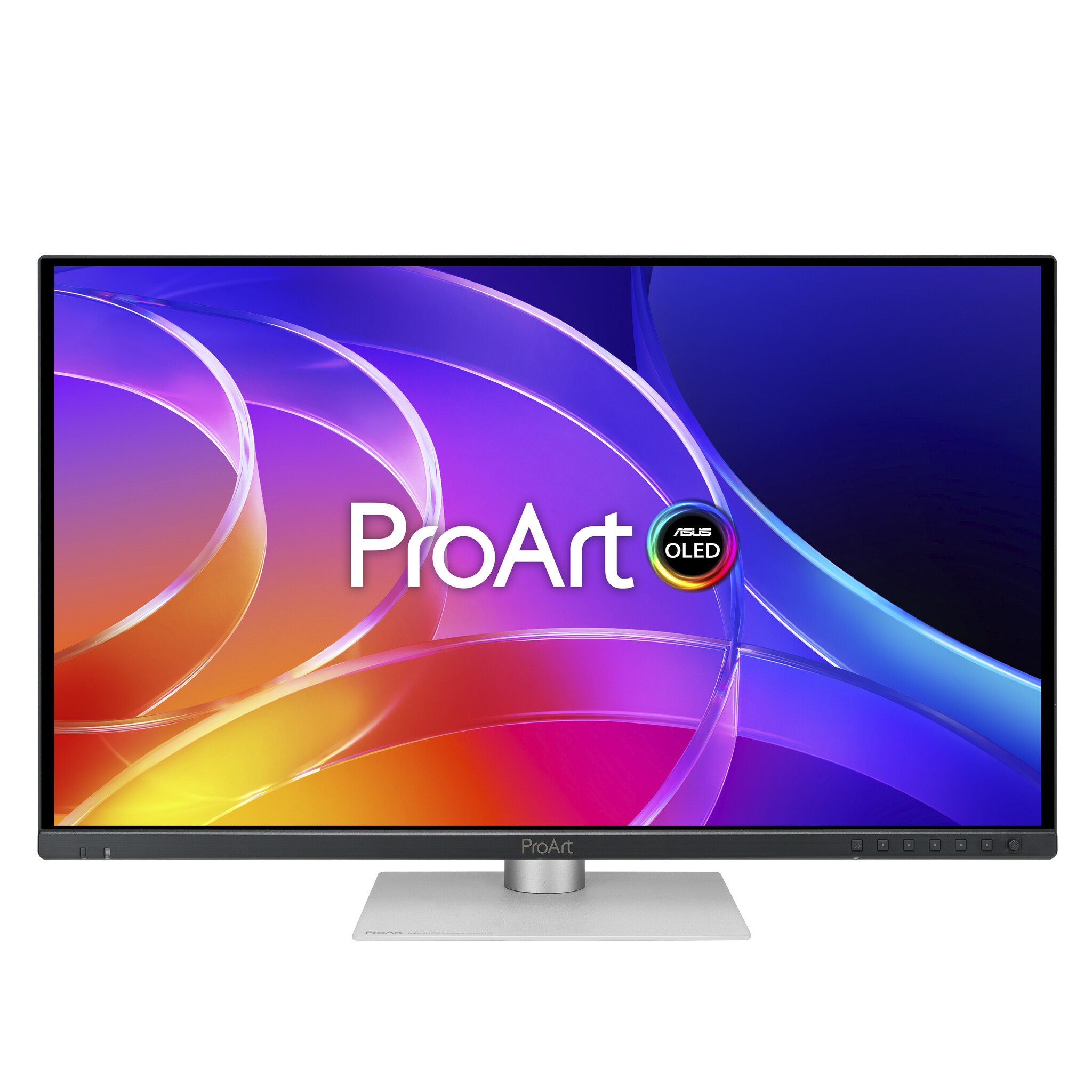 Asus ASUS ProArt OLED PA279CDV computer monitor 67,3 cm (26.5") 3840 x 2160 Pixels 4K Ultra HD QD-OLED Zwart, Zilver