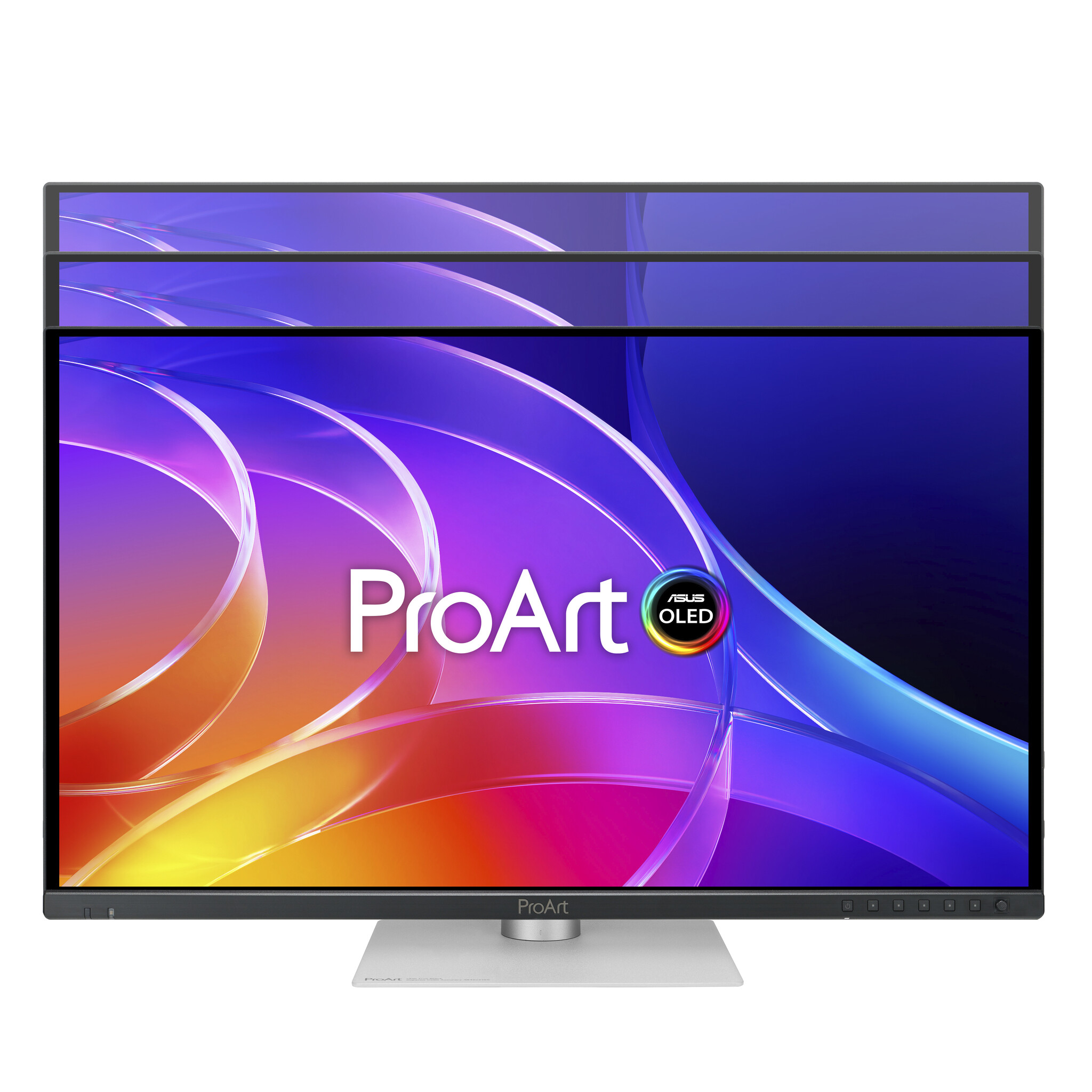 Asus ASUS ProArt OLED PA279CDV computer monitor 67,3 cm (26.5") 3840 x 2160 Pixels 4K Ultra HD QD-OLED Zwart, Zilver