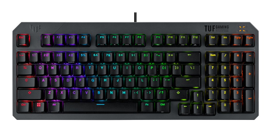 Asus ASUS TUF Gaming K3 Gen II toetsenbord Gamen USB QWERTY Frans Zwart