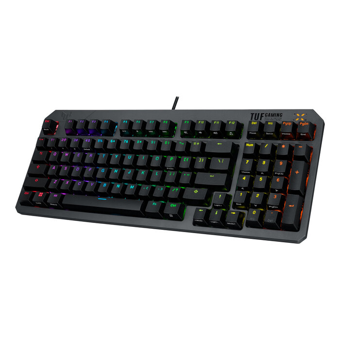 Asus ASUS TUF Gaming K3 Gen II toetsenbord Gamen USB QWERTY Frans Zwart