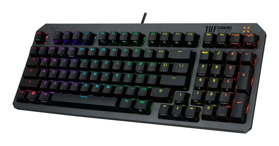 Asus ASUS TUF Gaming K3 Gen II toetsenbord Gamen USB QWERTY Frans Zwart
