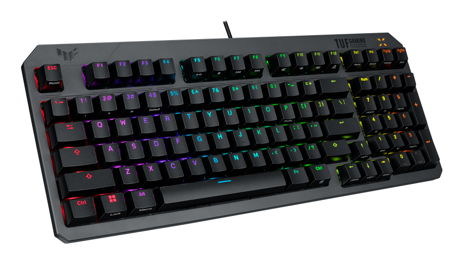 Asus ASUS TUF Gaming K3 Gen II toetsenbord Gamen USB QWERTY Frans Zwart